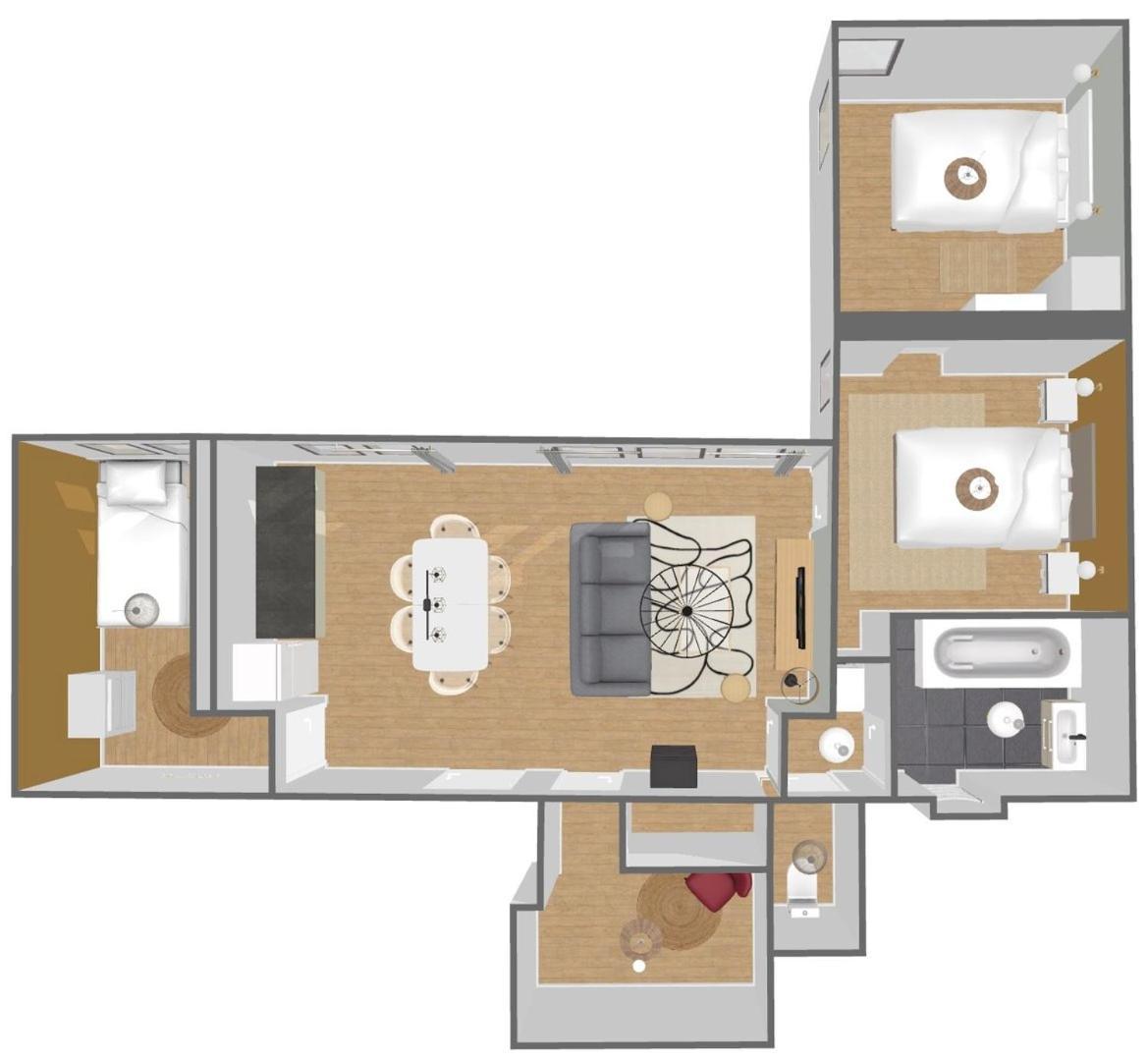 Modern, Quiet 3-Bedroom Apartment With Parking Marcq-en-Barœul Zewnętrze zdjęcie